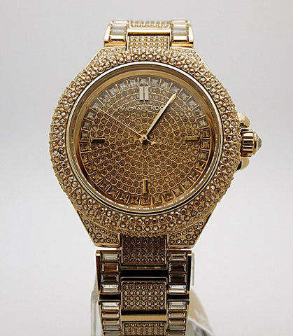 michael kors mens watch with crystals