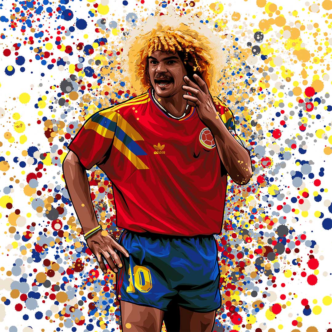 carlos valderrama jersey