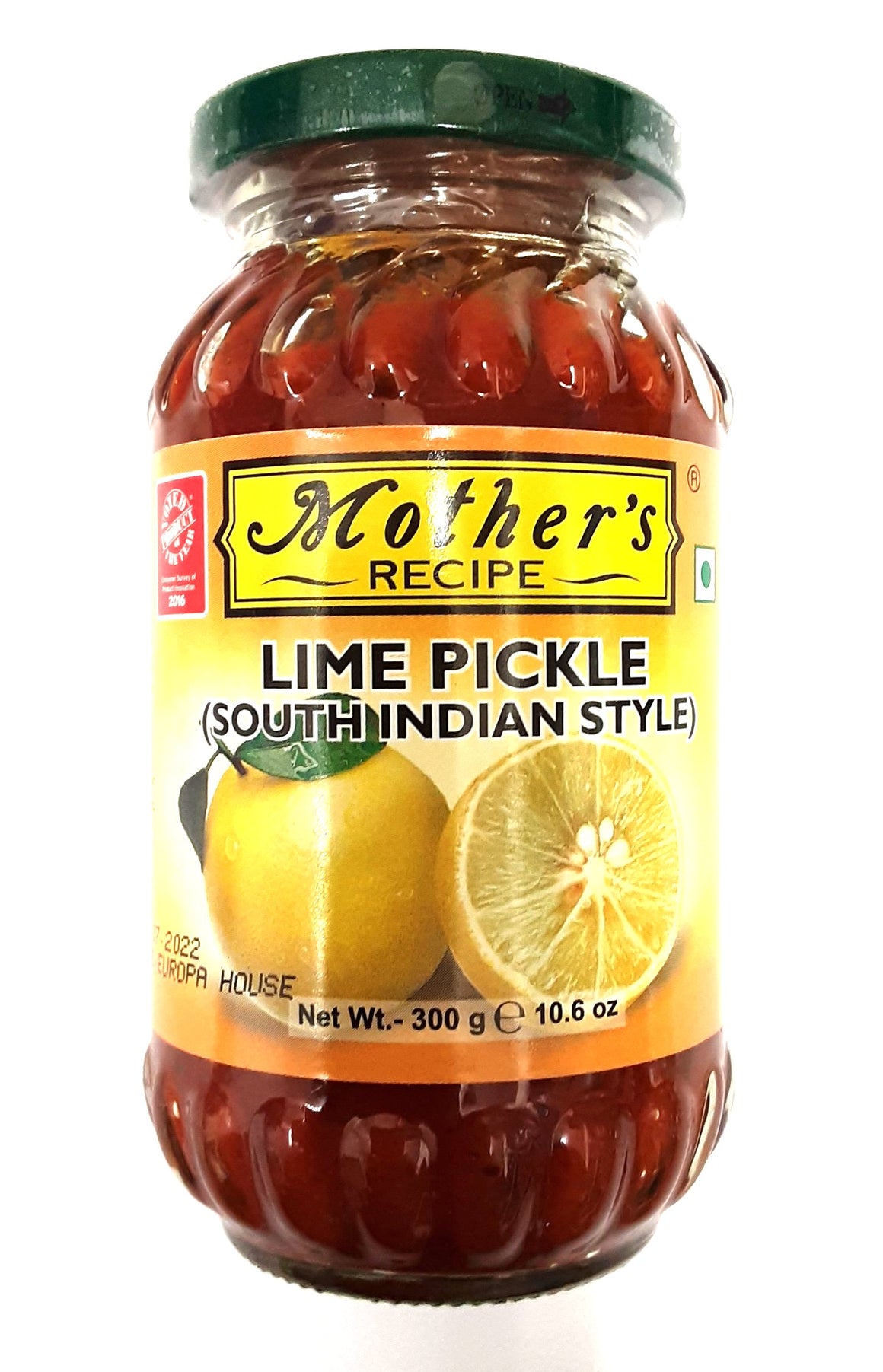 Mothers Lime Pickle South Indian Style 300g – ExoticEstore