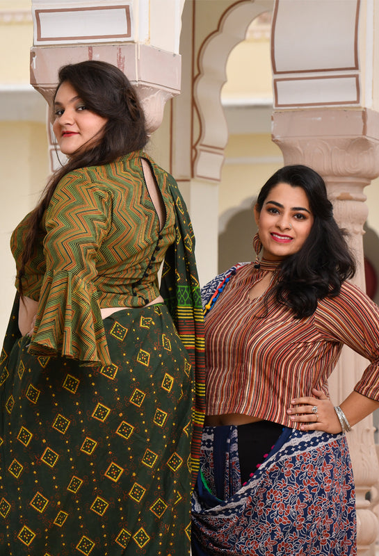 indo western dresses for fat ladies