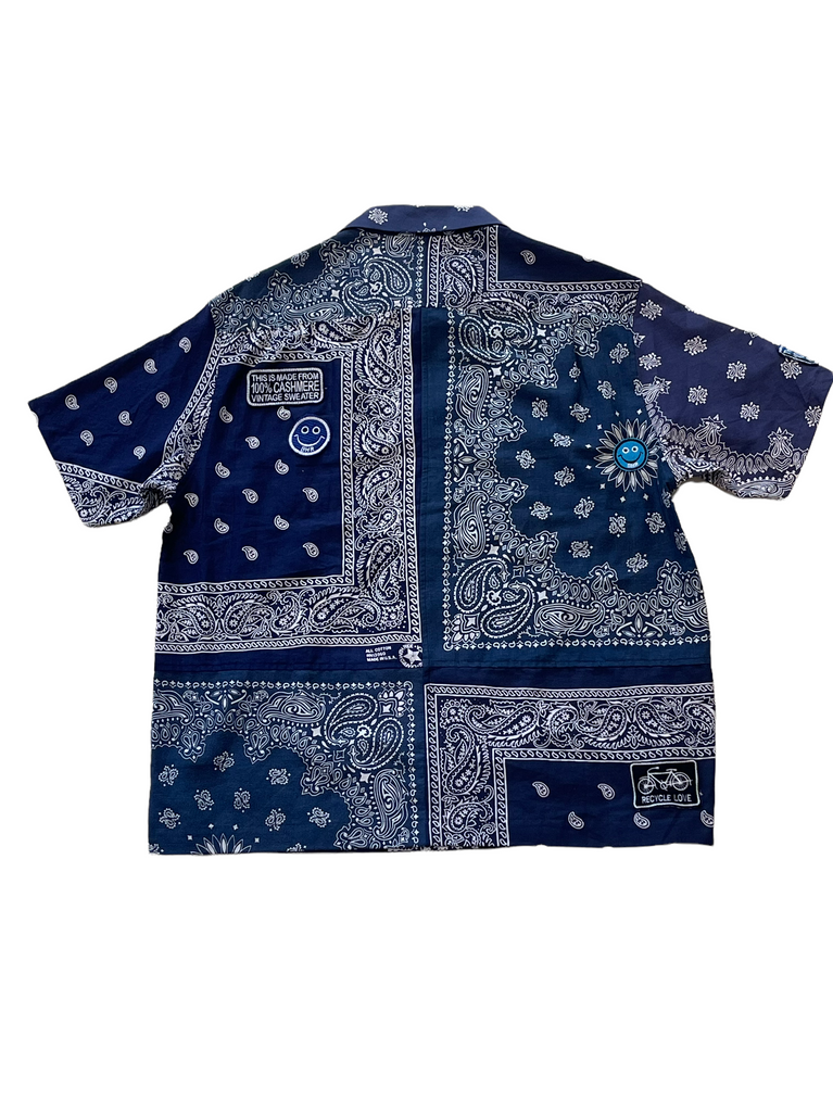 Children of the Discordance Bandana Shirt Blue Exclusive – A LOVE