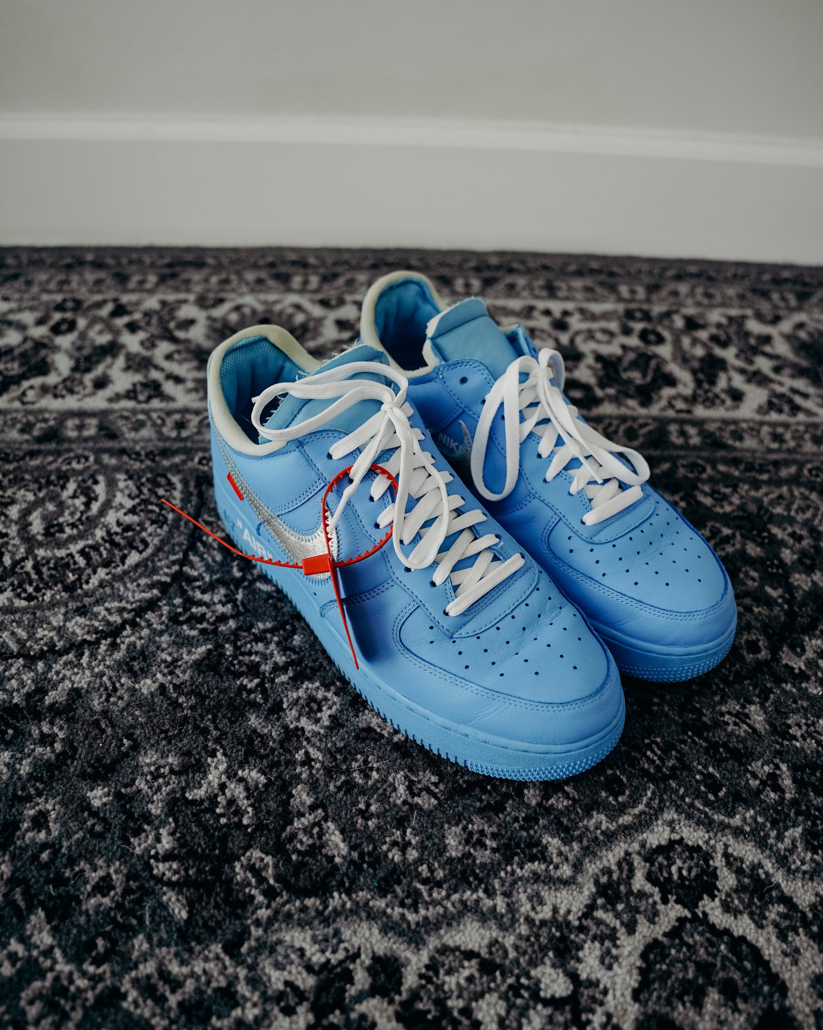 off white af1 university blue