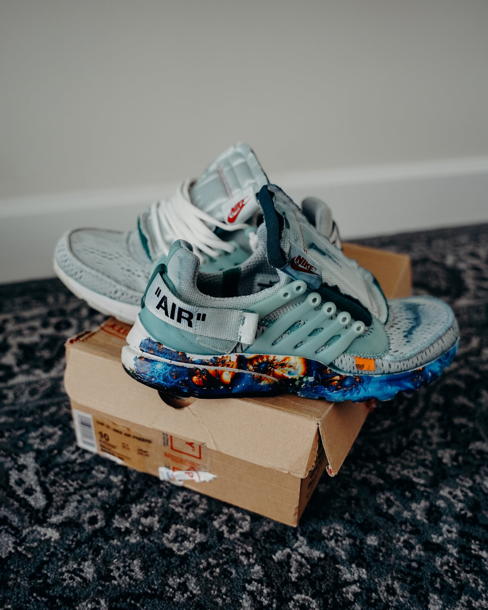 CUSTOM Nike Off-White Presto Sz 10 