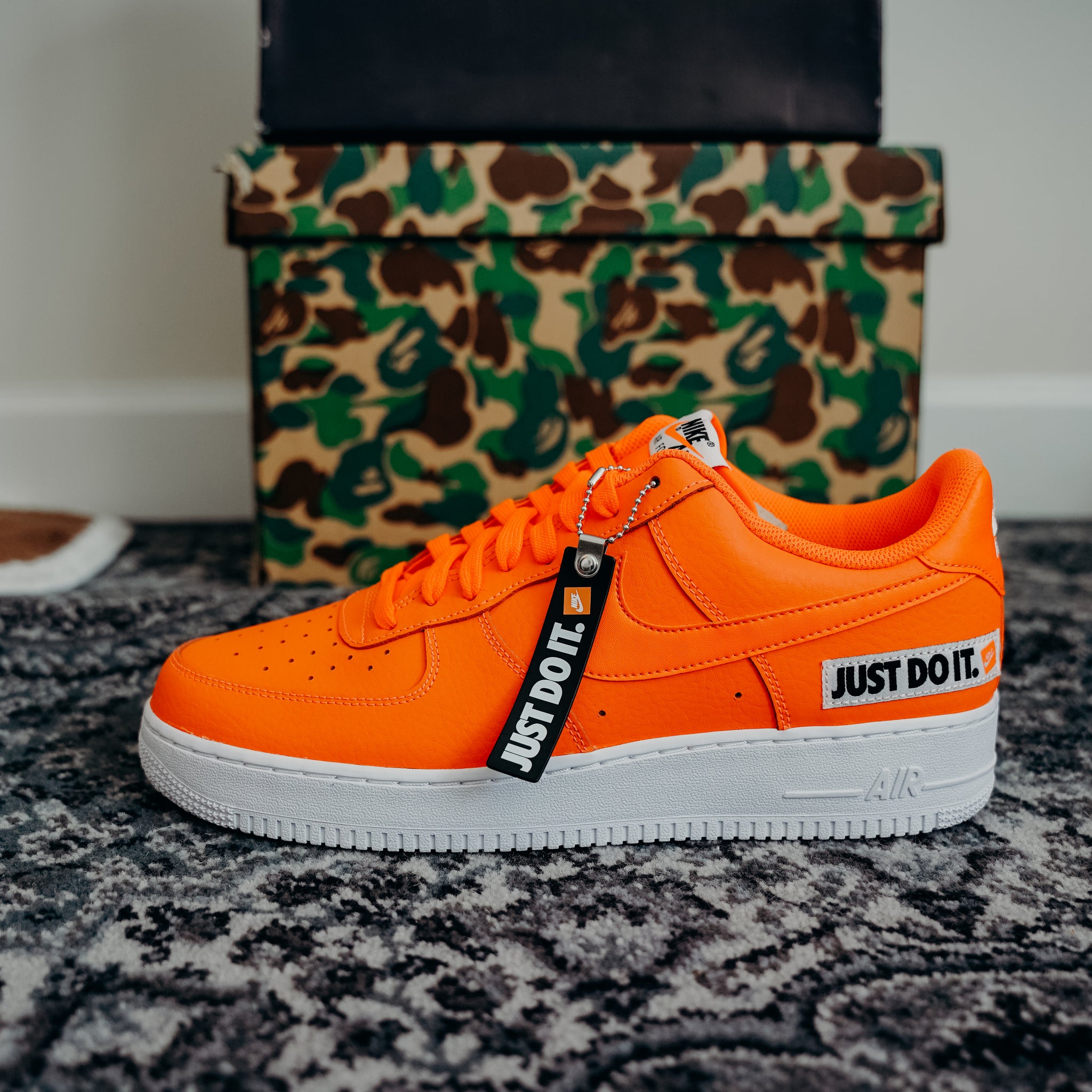 nike air force 1 low just do it pack orange