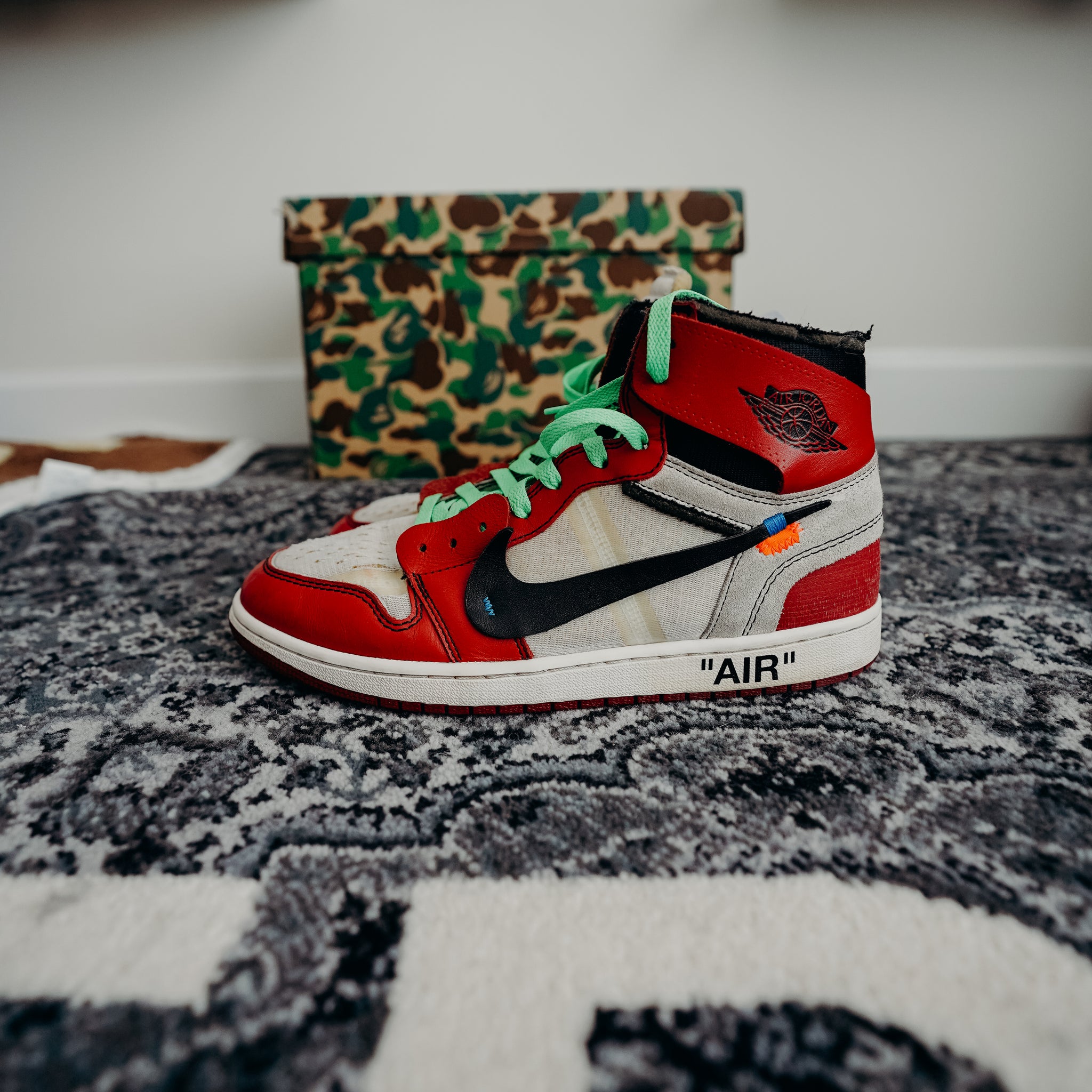 jordan 1 chicago off white box