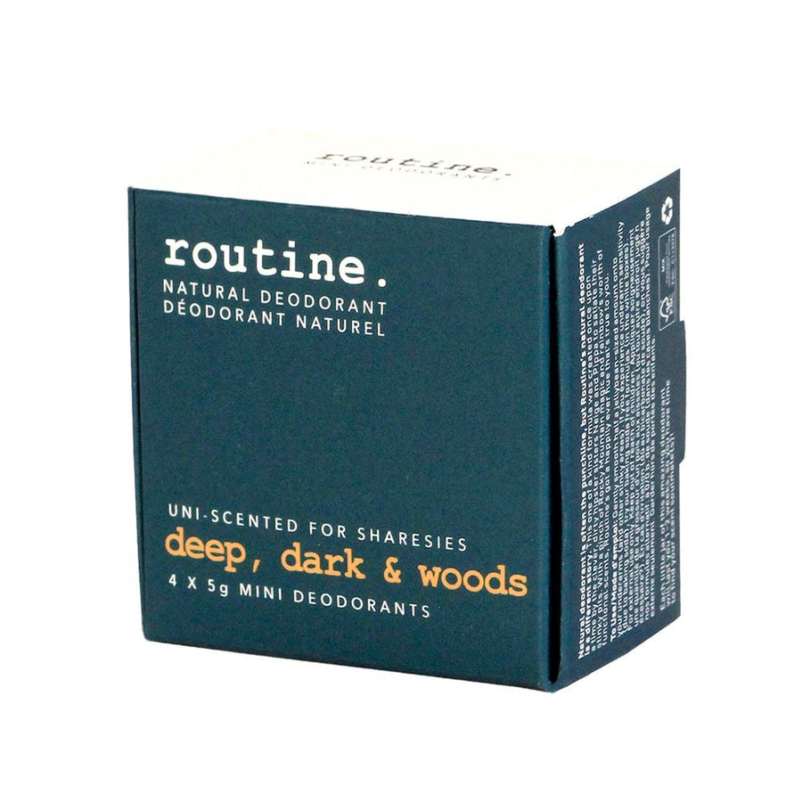Deep, Dark & Woods Minis Routine Natural Deodorant
