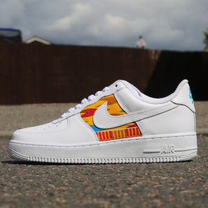 air force 1 orange tick