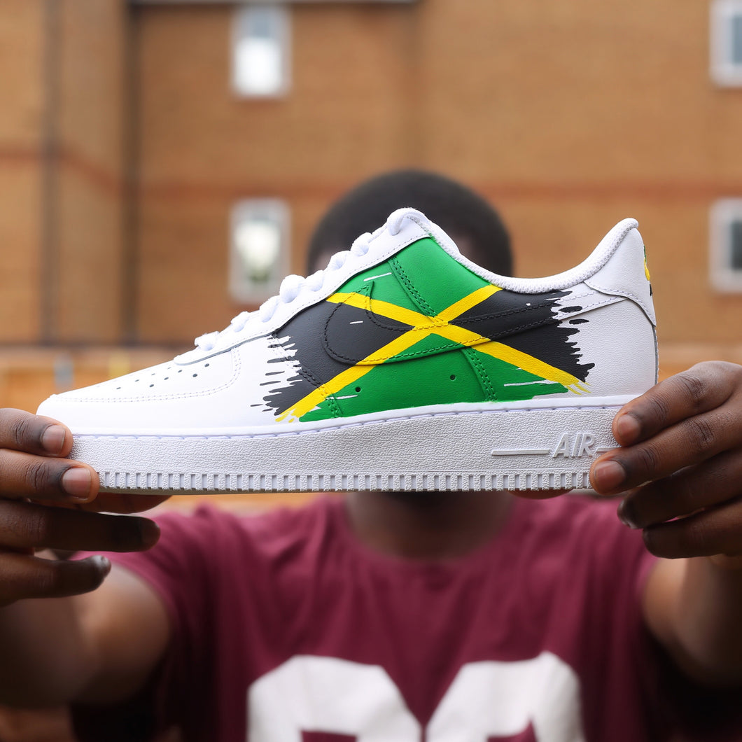 Jamaica Flag Air Force 1 Low – AfroKickz