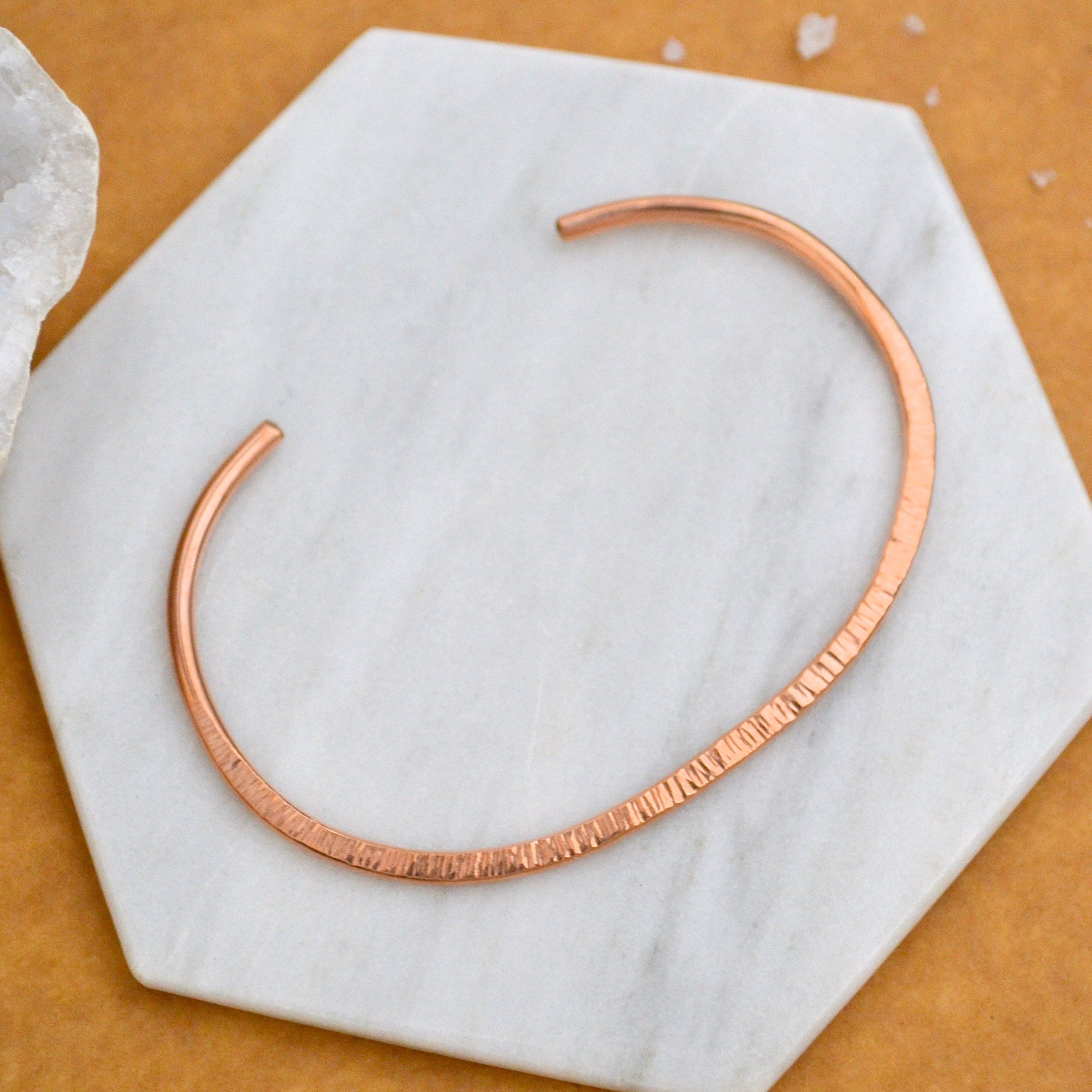 Beam Cuff Bracelet - handmade hammered oval sunbeam cuff bracelet