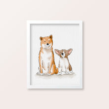Load image into Gallery viewer, Framed Watercolour Pet Portraits

