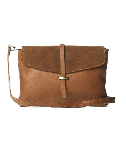 Ella Midi Bag, Wild Oak Soft Grain Leather | Wearwell Sustainable, Ethical Clothing and Accessories