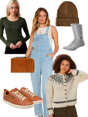 Mood board fall outfit | Wearwell Sustainable, Ethical Clothing and Accessories