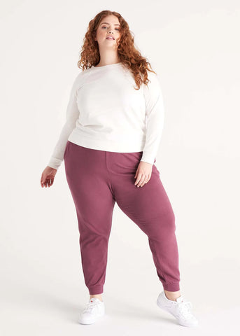 The Everyday Jogger, Plum | Wearwell Sustainable, Ethical Clothing and Accessories