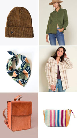 Product collage | Wearwell Sustainable, Ethical Clothing, Accessories, and Gifts for Travel