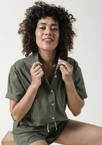 Rita Linen Shirt | Wearwell Sustainable, Ethical Clothing + Accessories