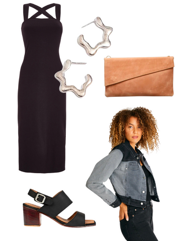 Mood Board Night Out Outfit | Wearwell Sustainable, Ethical Clothing and Accessories