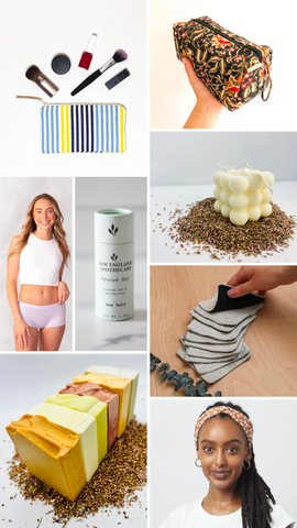 Product collage | Wearwell Sustainable, Ethical Clothing Accessories Gifts Self Care