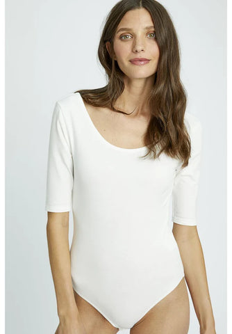 Nicole Bodysuit, White | Wearwell Sustainable, Ethical Clothing and Accessories