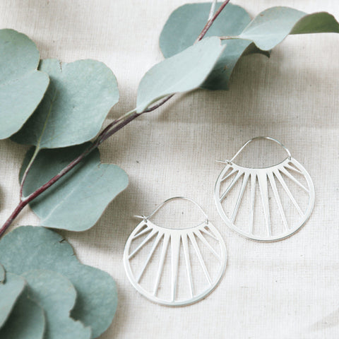 Bali Hoops, Sterling Silver | Wearwell Sustainable, Ethical Clothing and Accessories