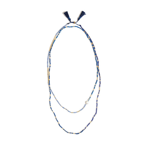 Beachcomber Necklace, Harbor Blue | Wearwell sustainable, eco-friendly fashion and accessories