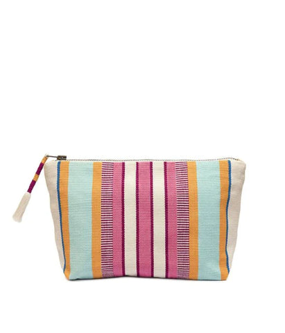 Cristina Pouch, Rabano Rainbow Stripe | Wearwell sustainable, eco-friendly fashion and accessories