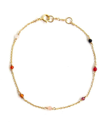 Dana Bracelet, Red Ombre Gold | Wearwell sustainable, eco-friendly fashion and accessories