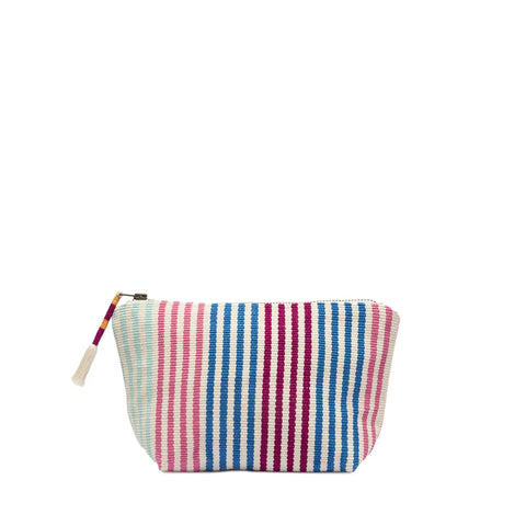 The Mini Cristina Pouch Canvas bag accessory sustainable ethical artisan Mercado Global wearwell