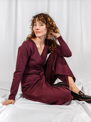 Rita Long Sleeve Jumpsuit | Wearwell Sustainable, Ethical Clothing and Accessories