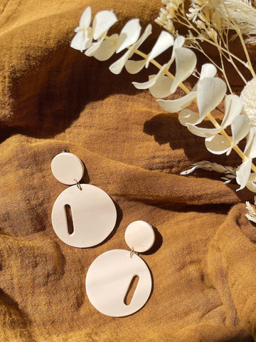 Ira Earrings, Cream | Wearwell Sustainable, Ethical Clothing and Accessories