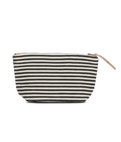 Mini Cristina Pouch, Black Microstripe | Wearwell sustainable, eco-friendly fashion and accessories