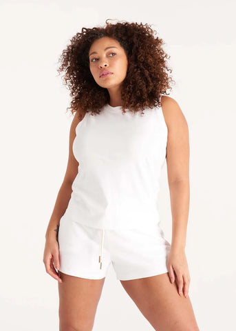 The Muscle Tank, White | Wearwell sustainable, eco-friendly fashion and accessories