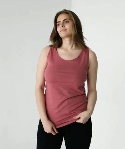 Namra Tank, Withered Rose Pink | Wearwell sustainable, eco-friendly fashion and accessories