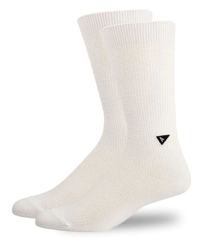 Casual Sock, Natural Waffle White Cream | Wearwell sustainable, eco-friendly fashion and accessories