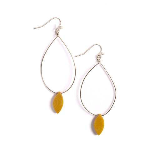 Palerma Earring, Mustard Yellow | Wearwell Sustainable, Ethical Clothing and Accessories