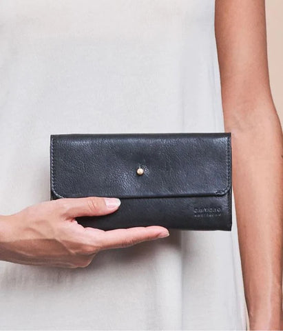 Pixie Pouch Wallet, Black | Wearwell sustainable, eco-friendly fashion and accessories