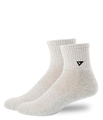 Mini Crew Sock, Plant Dye Heather Grey | Wearwell sustainable, eco-friendly fashion and accessories