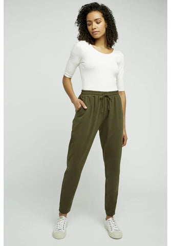 Sasha Trousers, Khaki Army Green | Wearwell sustainable, eco-friendly fashion and accessories