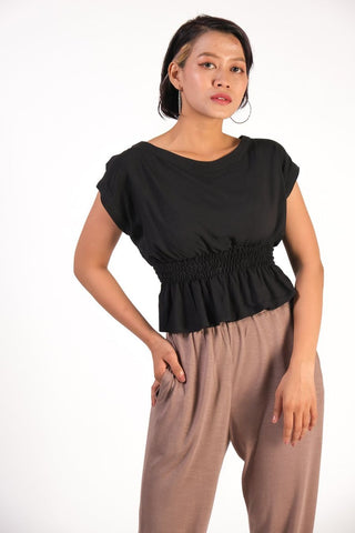 Sovanna Top, Black | Wearwell Sustainable, Ethical Clothing and Accessories