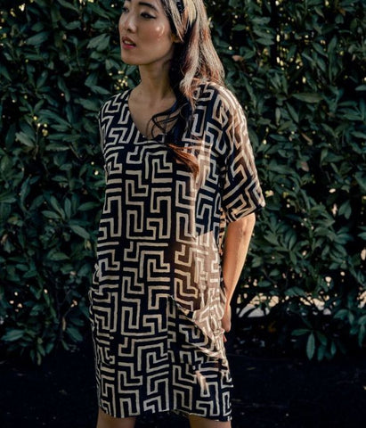 Tunic Dress, Zoe Black | Wearwell sustainable, eco-friendly fashion and accessories