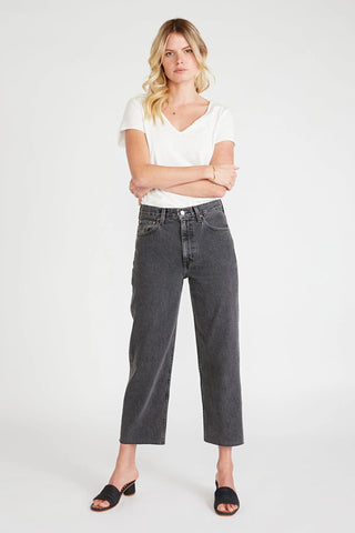 Tyler Vintage Straight Jean, Smokey Mountain Black | Wearwell sustainable, ethical clothing and accessories