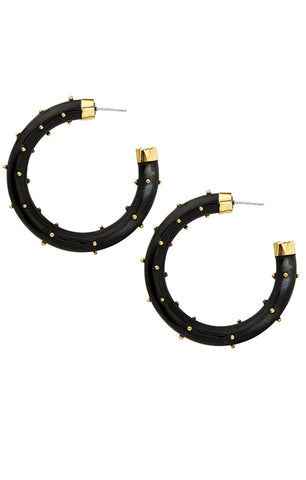 Hai Hoops, Black and Gold | Wearwell Sustainable, Ethical Clothing and Accessories