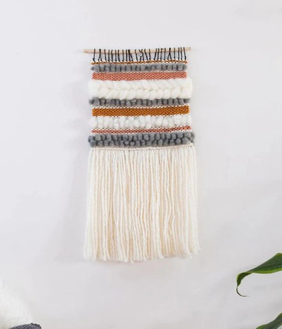 Woven Wall Hanging, Natural Cream White | Wearwell sustainable, eco-friendly fashion and accessories