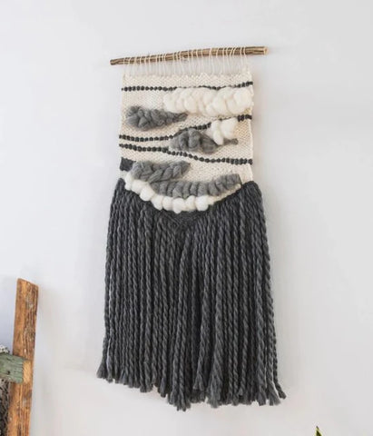 Woven Wall Hanging, Grey | Wearwell Sustainable, Ethical Clothing and Home Goods