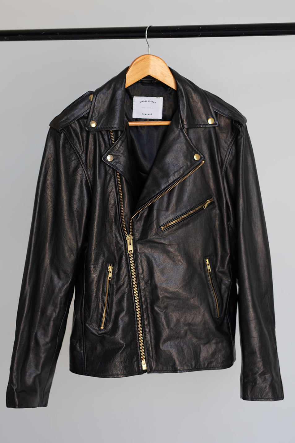 MENS ANTIQUE GOLD EASY RIDER — Understated Leather