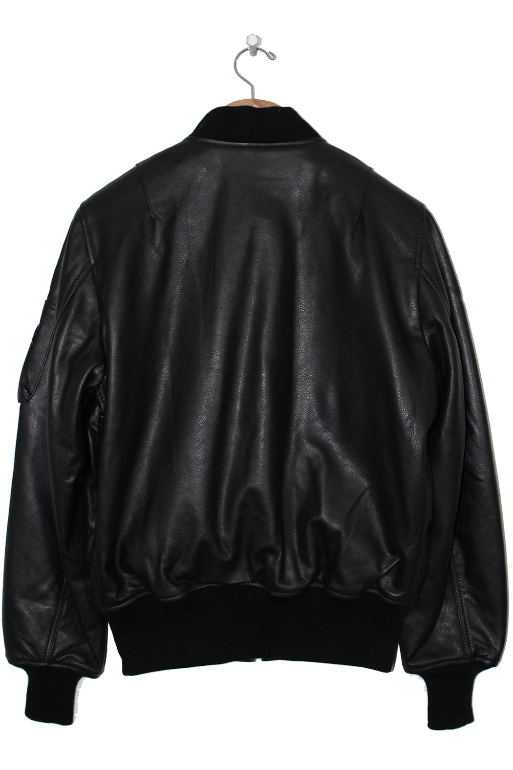 MENS LEATHER MA-1 BOMBER JACKET — Understated Leather