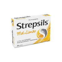 Strepsils Mel e limão  0.6/ 1.2 mg x 24 pastilhas