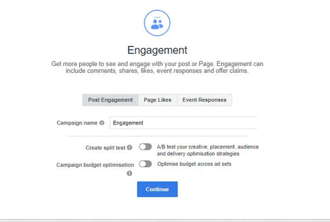 ENGAGEMENT CAMPAIGN OBJECTIVES FACEBOOK ADS