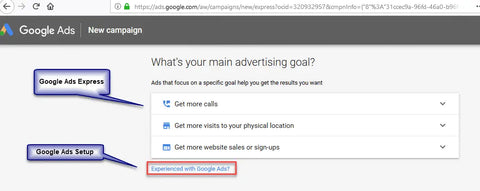 SETUP NEW GOOGLE ADS ACCOUNT EXPRESS