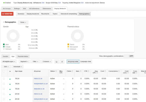 MANAGED PLACEMENTS DEMOGRAPHICS