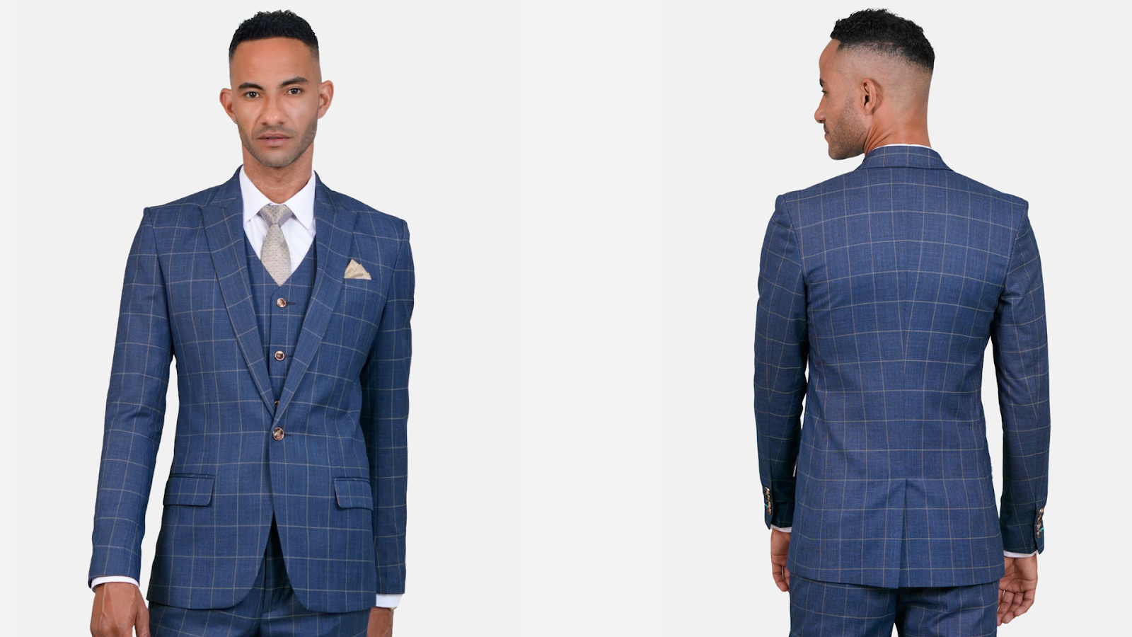A Model Wearing A Suit Jacket After Learning How A Suit Jacket Should Fit